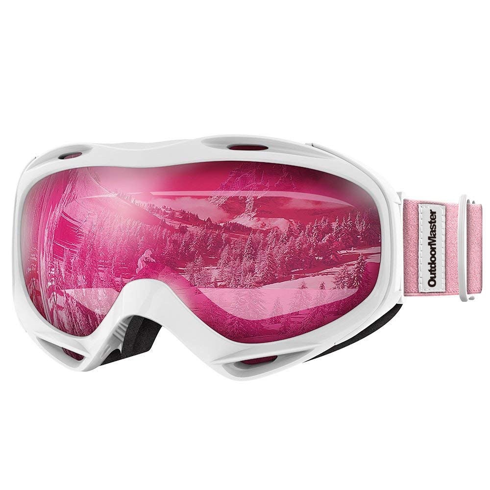 OUTDOORMASTER Pink Ski Goggles